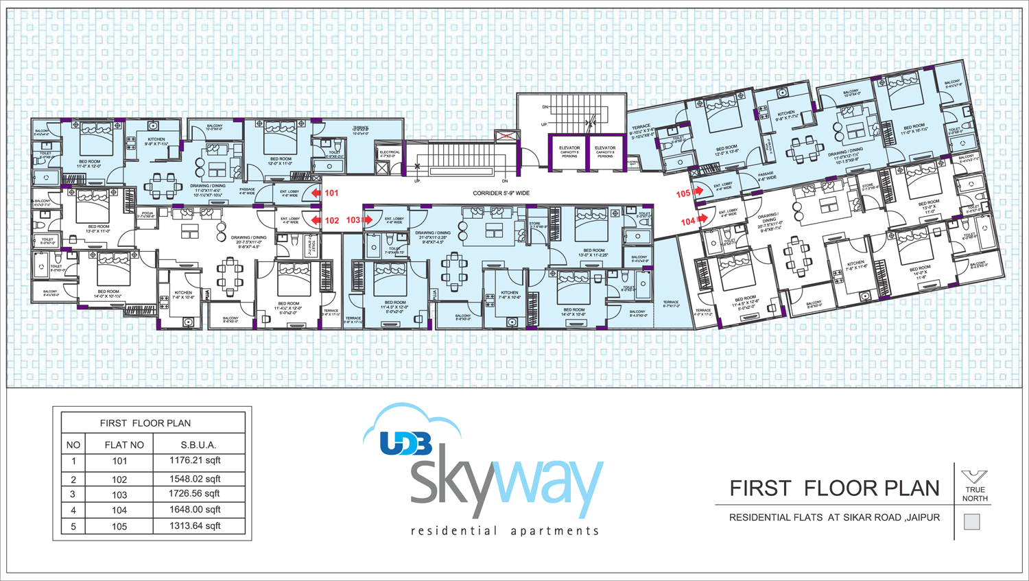 UDB Skyway - Floor Plan