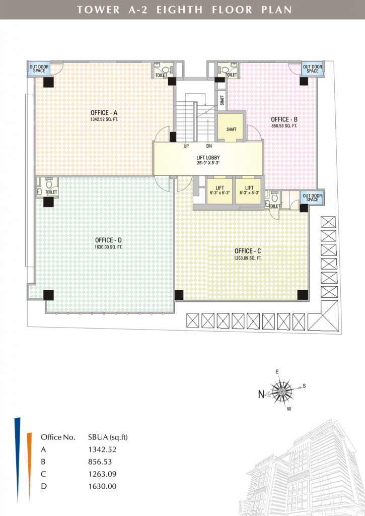 UDB Corporate Tower - Floor Plan