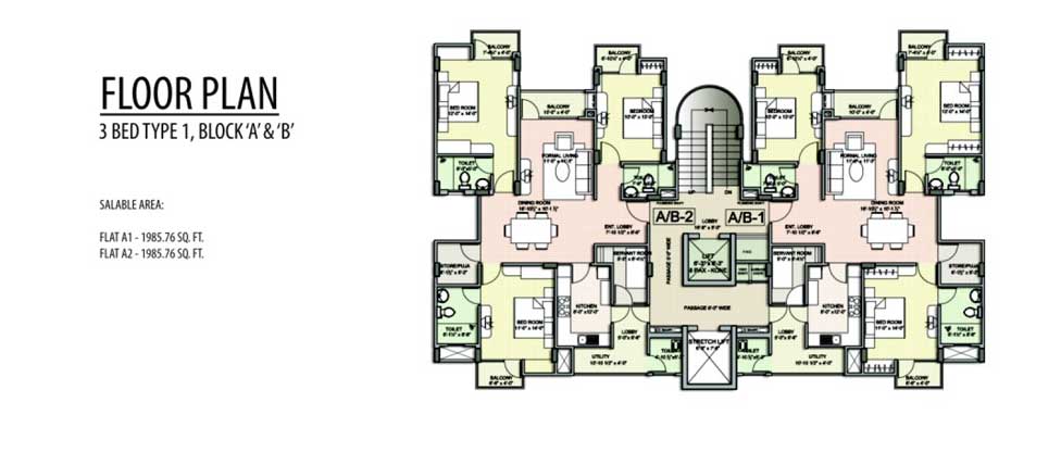 Unique Harmony Apartments - Floor Plan